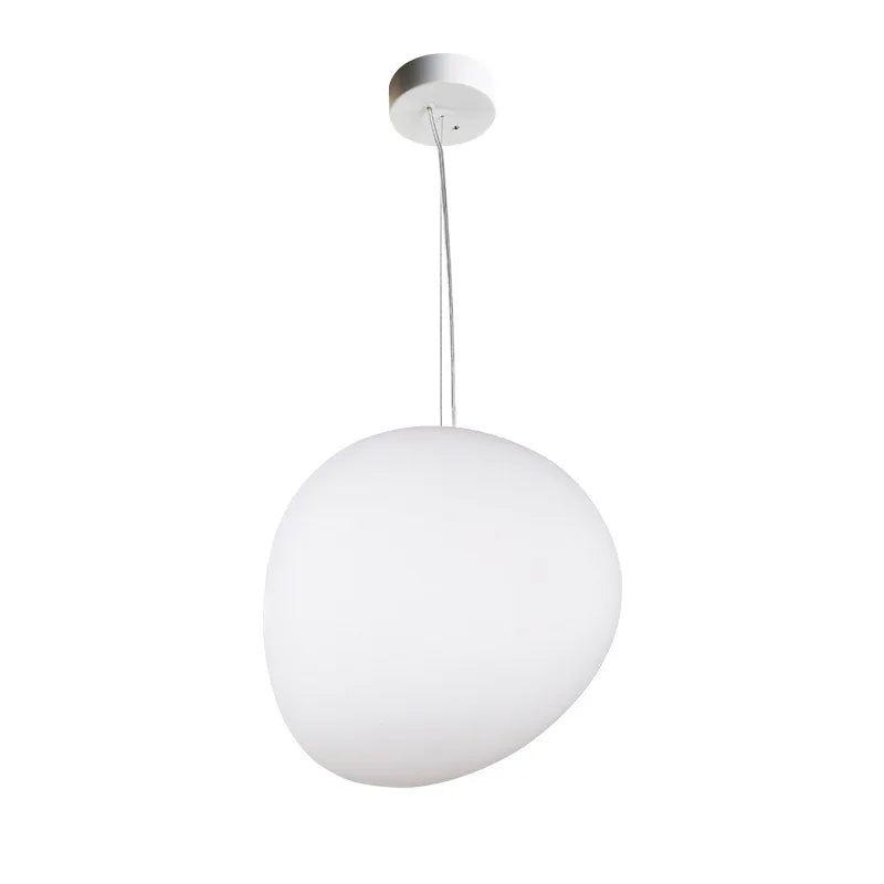 Afralia™ Glass Ball LED Pendant Light - Modern White Nordic Hanging Fixture