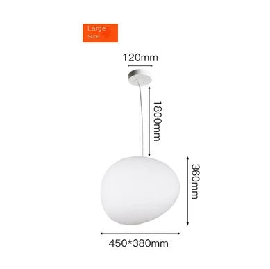 Afralia™ Glass Ball LED Pendant Light for Modern Living Room Décor