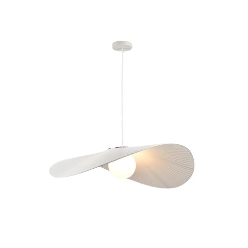 Afralia™ Nordic White/Black Fabric Chandelier Glass Shades Pendant Lamp