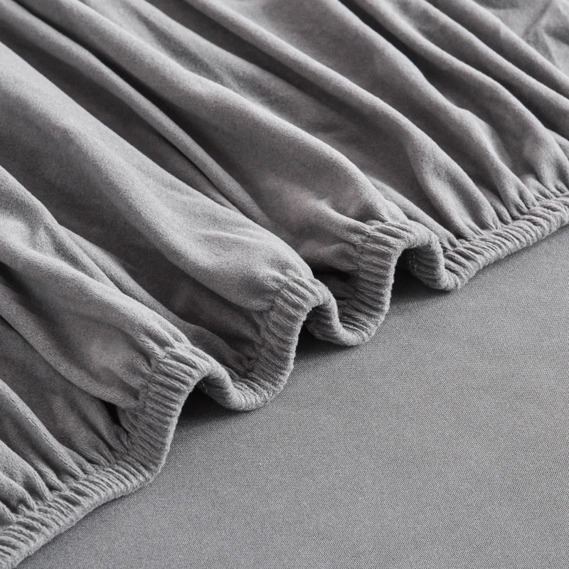 Afralia™ Soft Elastic Sofa Cover: Stretch Spandex Slipcover in Solid Color