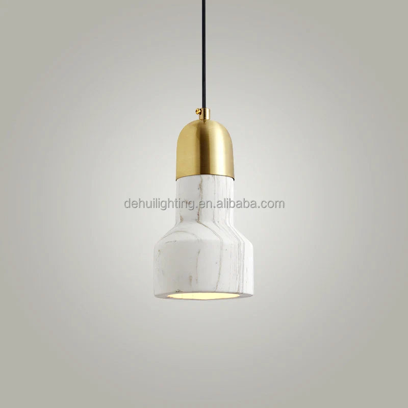 Afralia™ Nordic Marble Pendant Lights for Modern Minimalist Bedroom and Restaurant