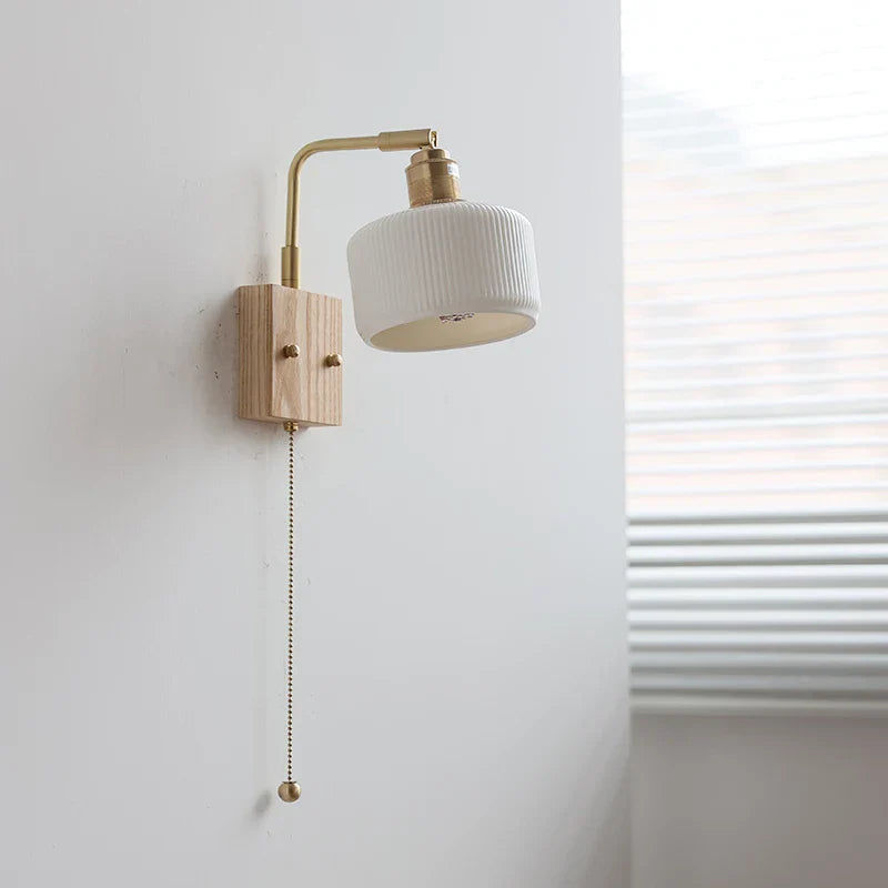 Afralia™ Ceramic LED Wall Sconce Rotatable Modern Vanity Light