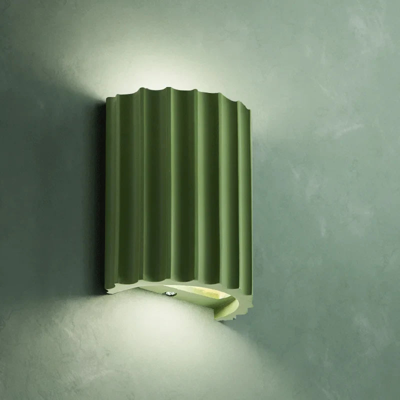 Afralia™ Nordic Resin Wall Lamp Indoor Modern Creative Sconce for Bedroom Living Room