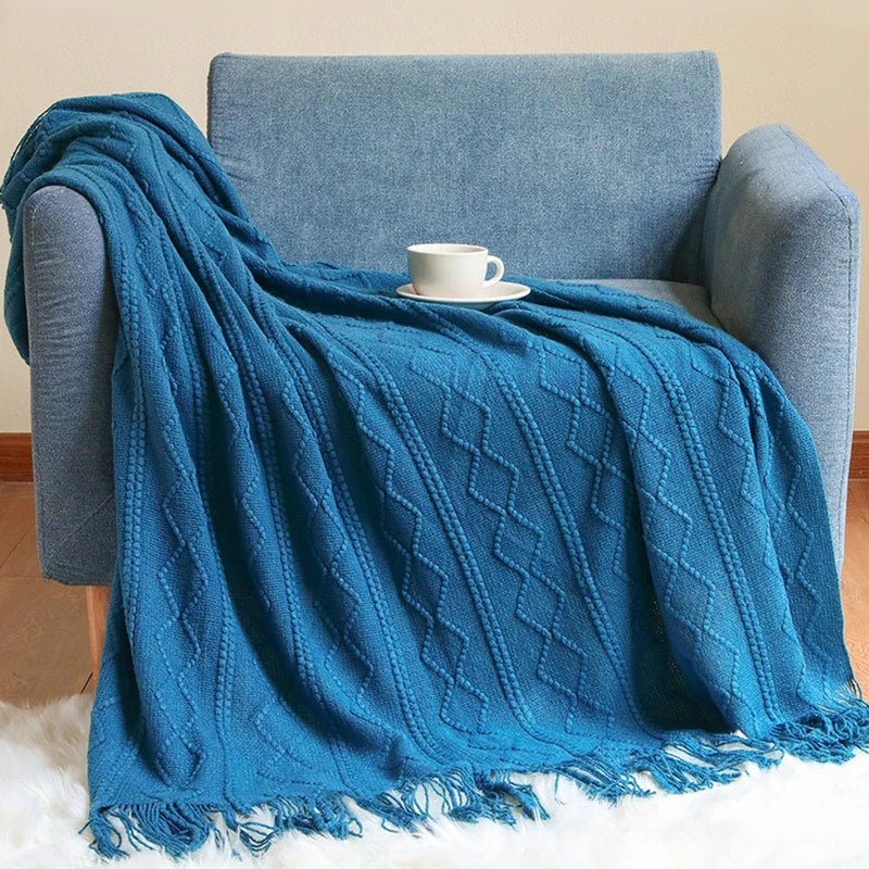 Afralia™ Cozy Knit Throw Blanket