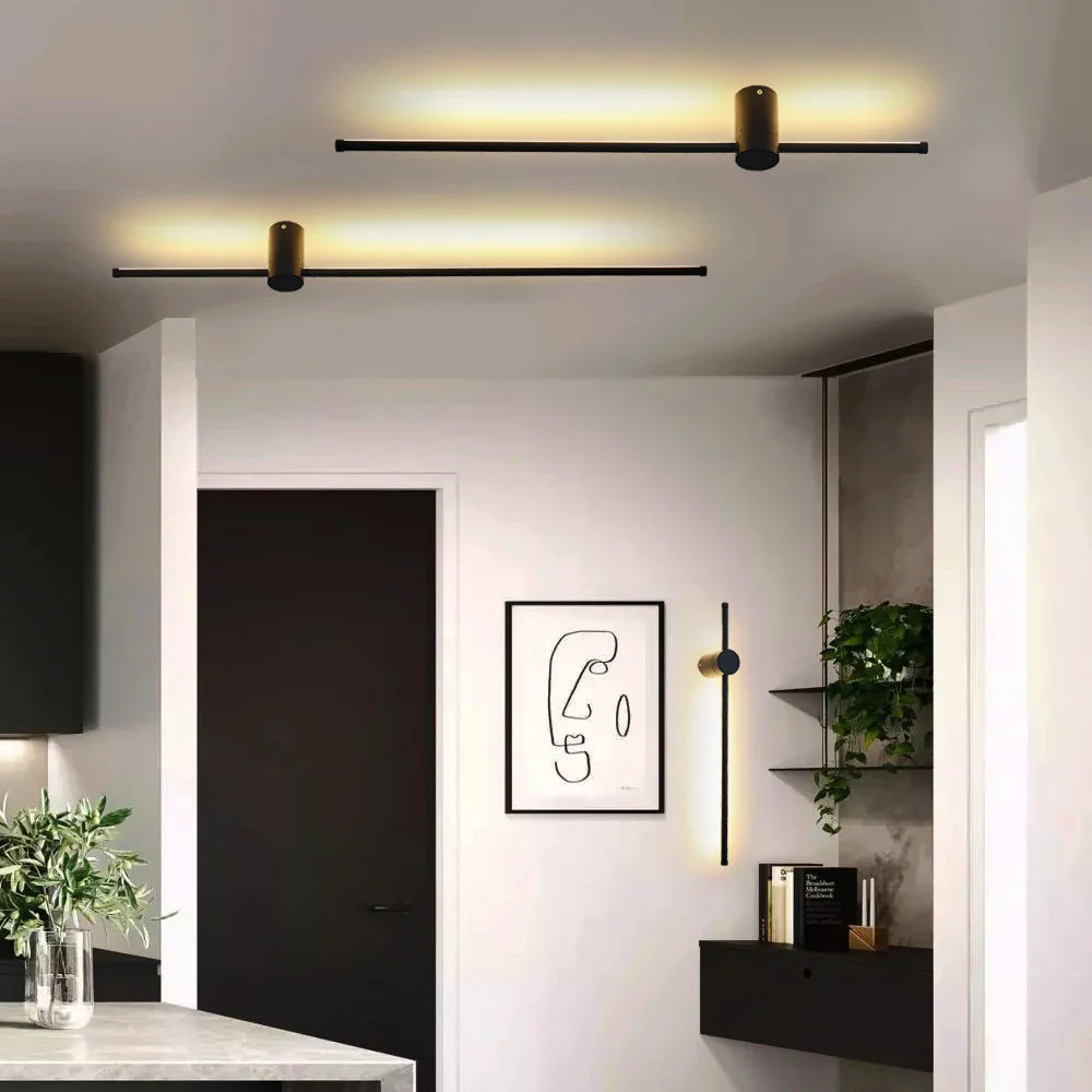 Afralia™ Modern LED Indoor Wall Sconce Light for Living Room and Bedroom