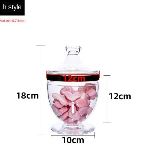 Afralia™ Acrylic Candy & Spice Jar Set for Kitchen Food Storage