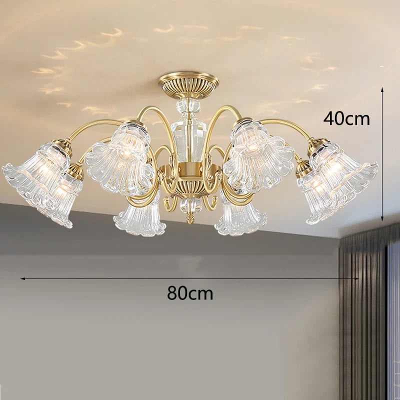 Afralia™ Luxury Crystal Chandelier Pendant Light for Living and Dining Room