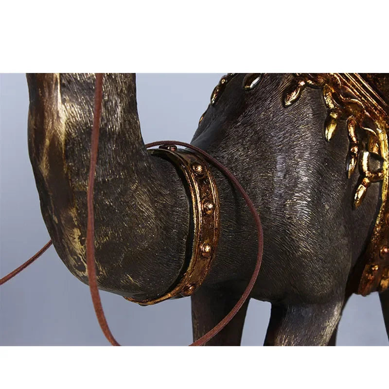 Afralia™ Camel Dromedary Indian Style Sculpture - Home Decor Figurine