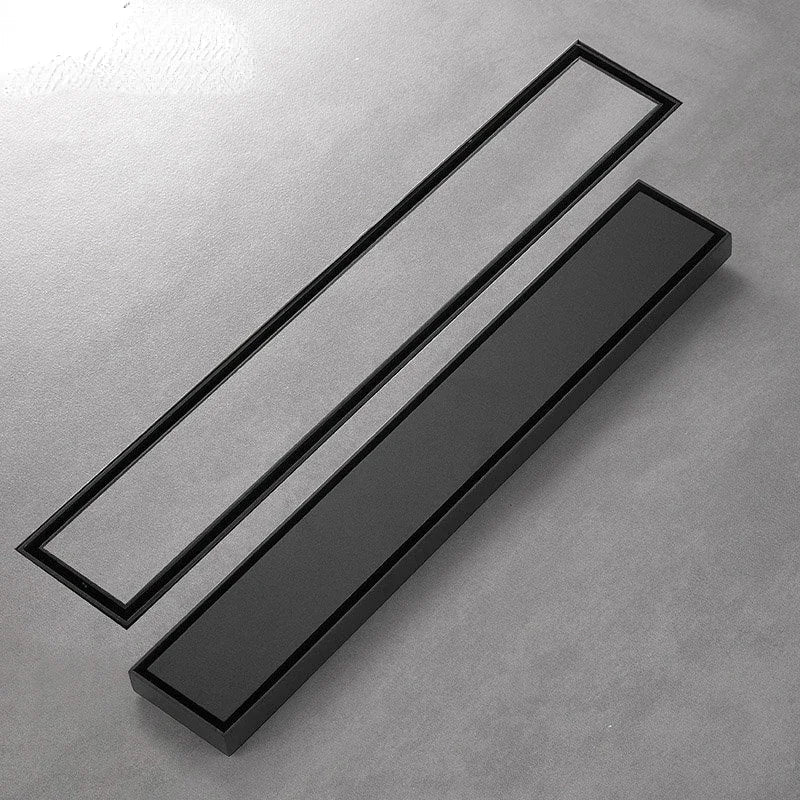 Afralia™ Stainless Steel Shower Drain with Tile Insert Cover by Invisible Floor Drains