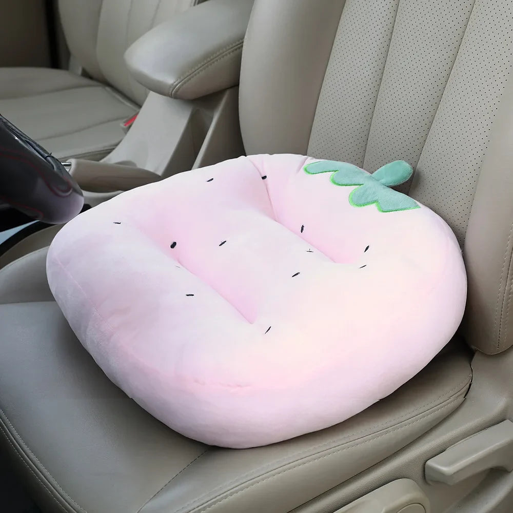 Afralia™ Cartoon Car Cushion Sofa Pad Thicken Office Chair Seat Lumbar Support Pillow