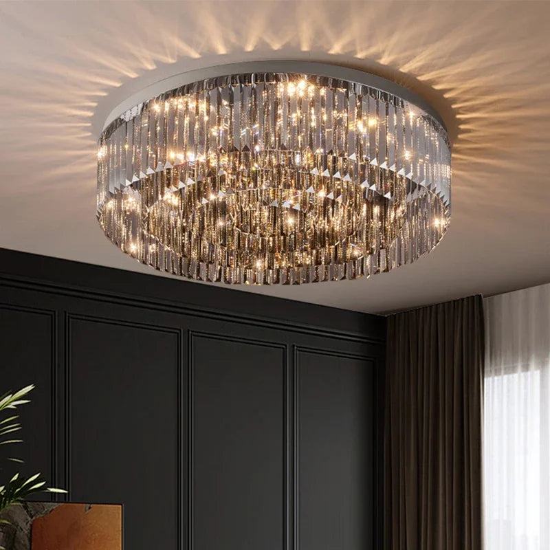 Afralia™ Crystal Chandelier: Luxury Nordic Ceiling Light for Home Interior Decoration