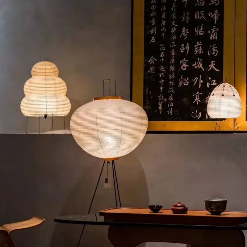 Afralia™ Wabi Sabi Noguchi Paper Lamp Nordic Modern Living Room Lighting