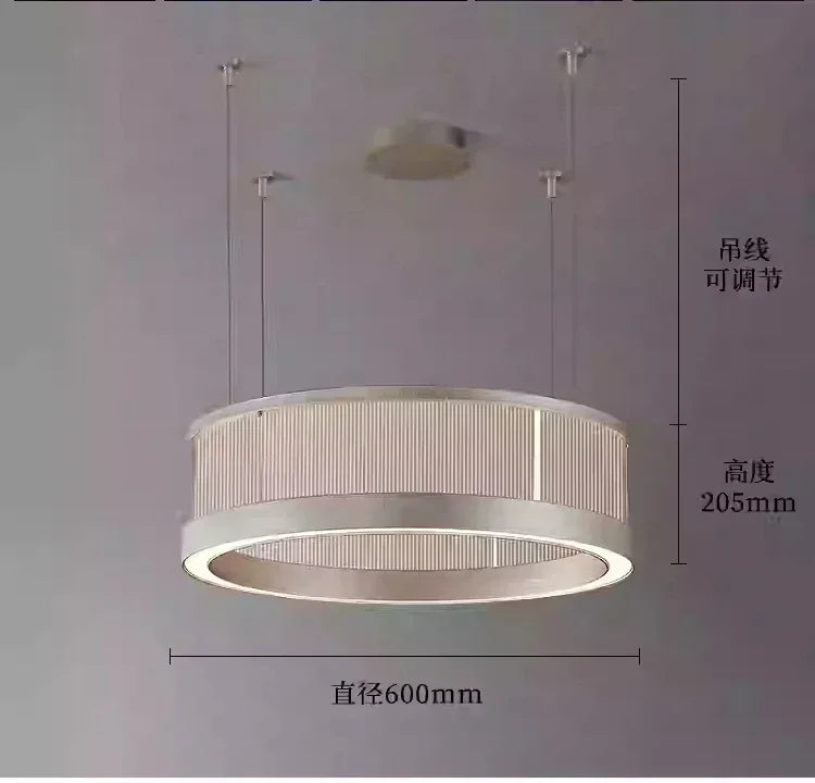 Afralia™ Luxe Ring Chandelier LED Pendant Lights for Modern Minimalist Home Decor