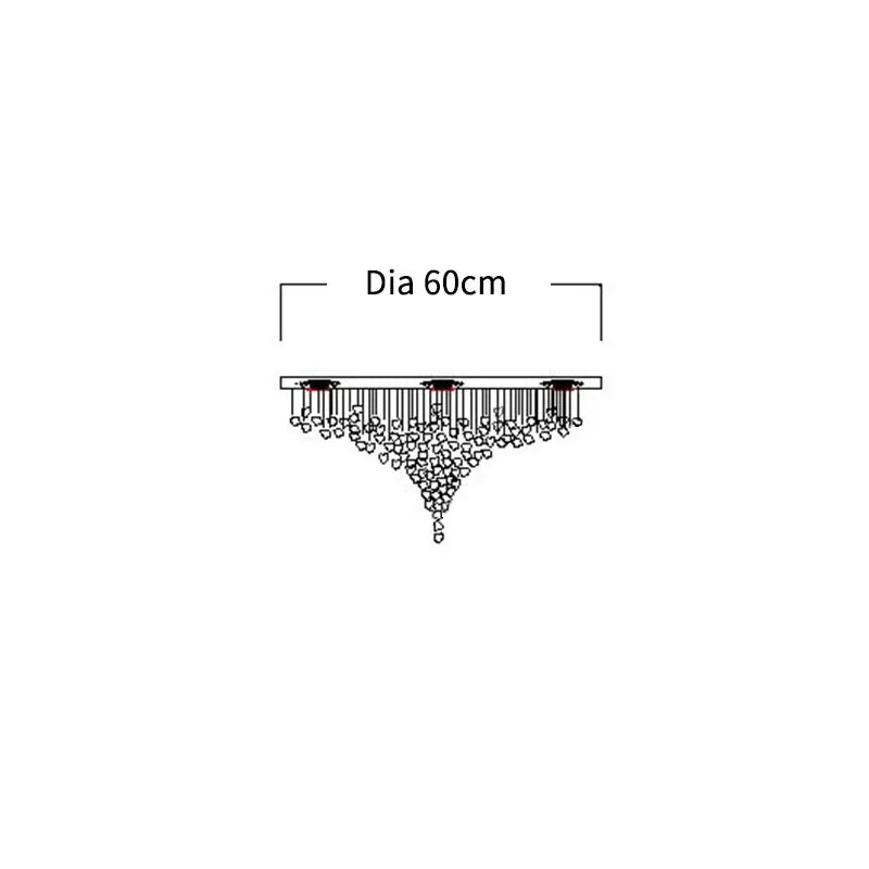 Afralia™ LED Crystal Chandelier: Luxury Modern Nordic Ceiling Light for Hotel Lobby, Living Room.