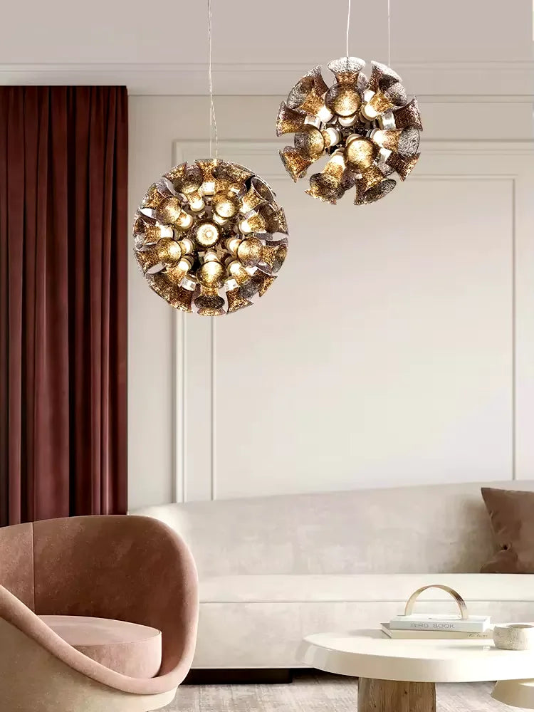 Afralia™ Designer Luxury Chalice Lamp for Living Room Bedroom Hotel Project Décor Home LED Suspension Luminaire