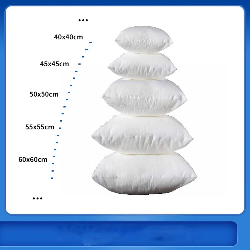 Afralia™ Memory Rebound Pillow Inserts for Home Sofa Cushion Core - Various Sizes