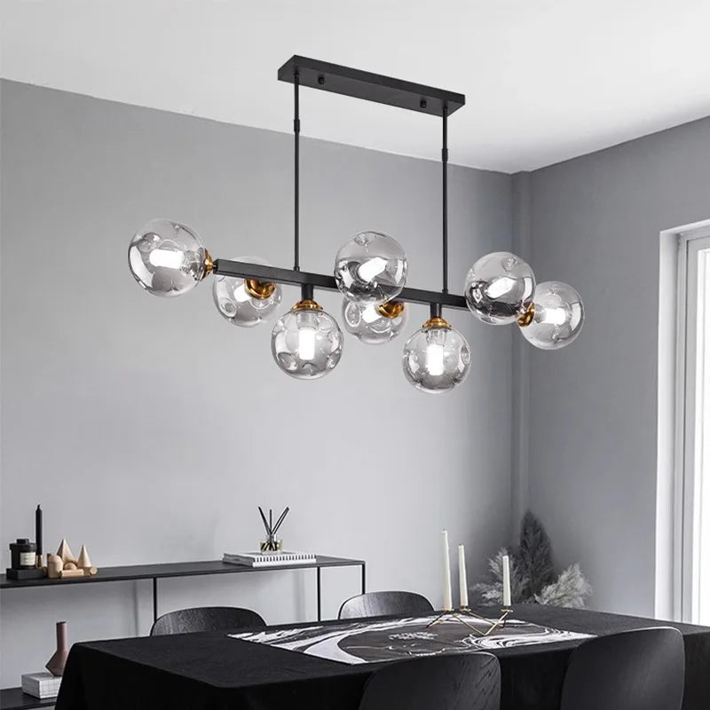 Afralia™ LED Pendant Chandeliers: Modern Indoor Lighting for Living Room and Dining Room