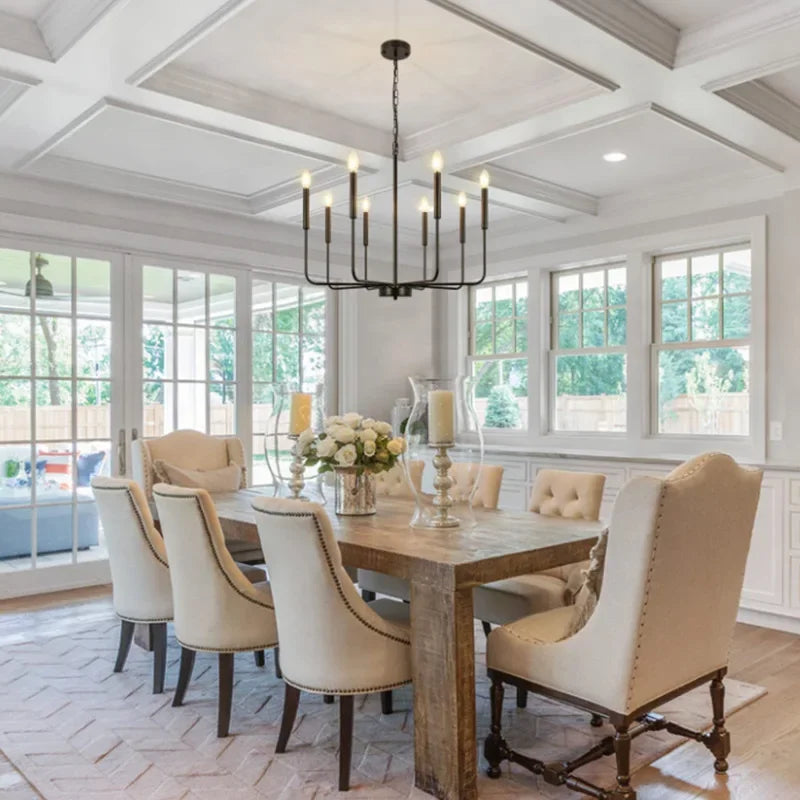 Afralia™ Iron Branch Chandelier LED Pendant Light - Elegant Home Decor