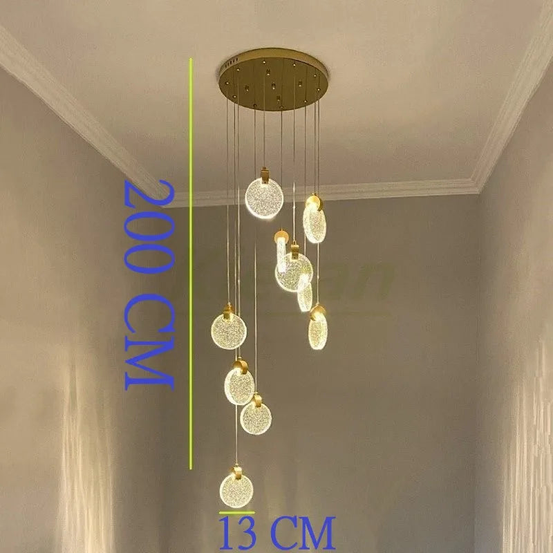 Afralia™ Crystal LED Chandelier: Modern 5head Highlight for Bedroom, Bar, Study Room Decor