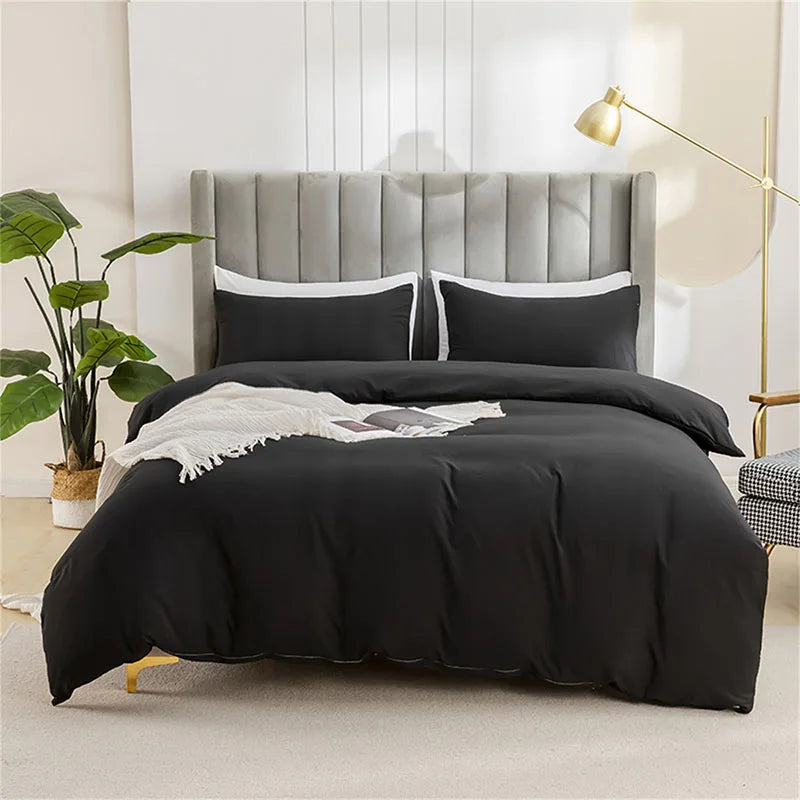 Afralia™ Brushed Duvet Cover Set | Soft Skin-Friendly Bedding | Full Queen King Twin Sizes