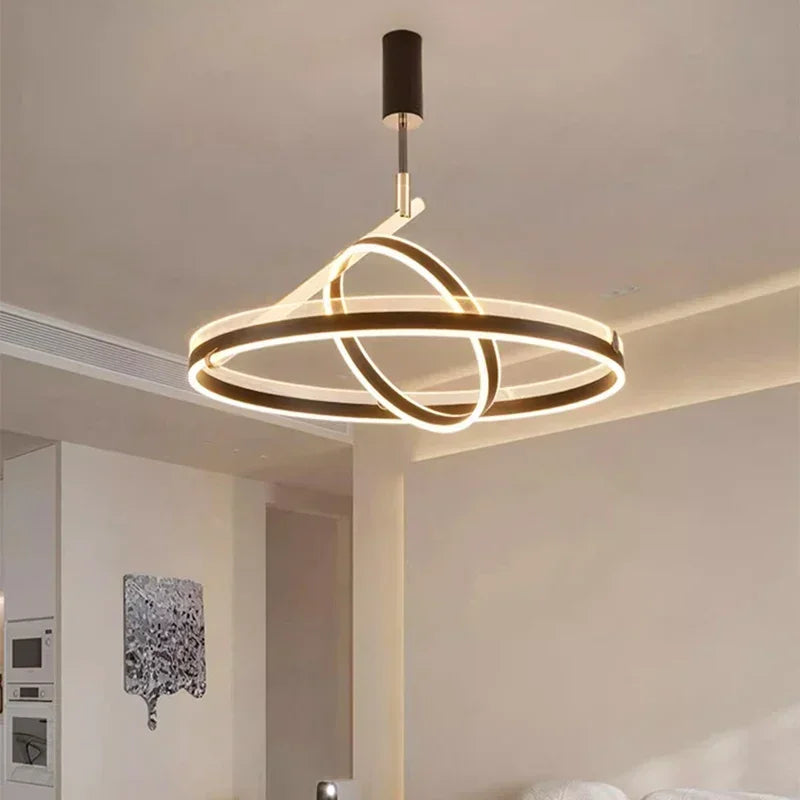 Afralia™ Modern Dine Room Pendant Lights LED Chandelier for Stylish Indoor Lighting