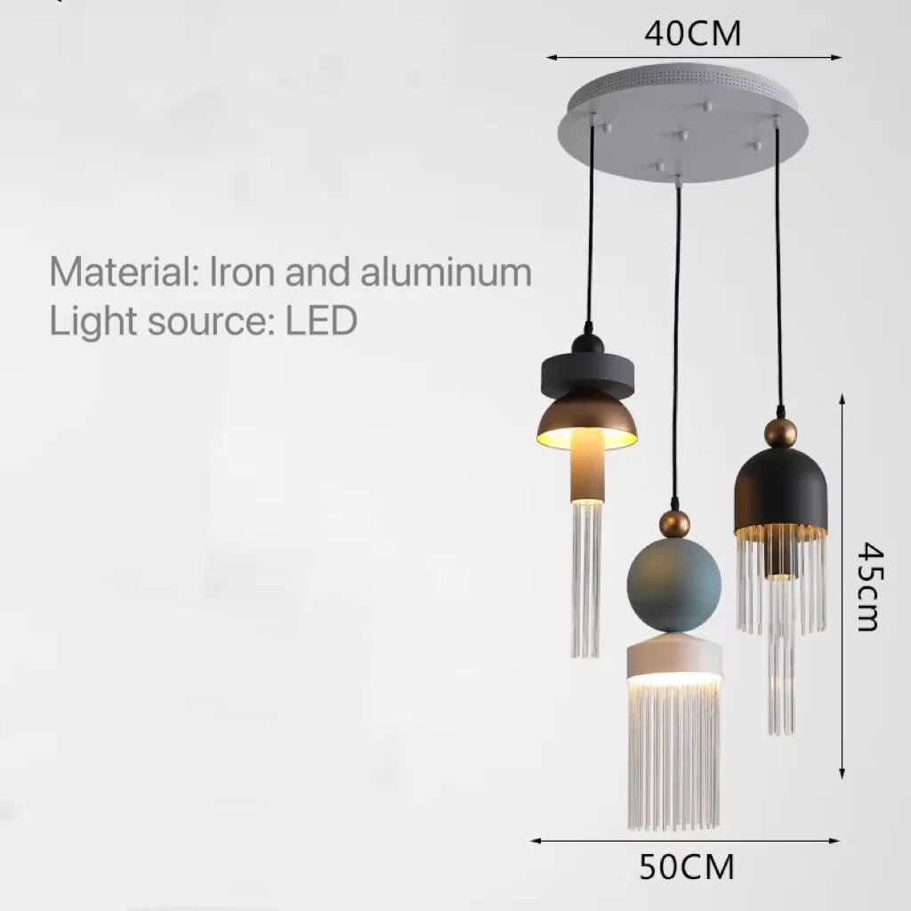 Afralia™ Nappe Pendant Light: Modern Macaron Lamp for Home, Restaurant, and Bar