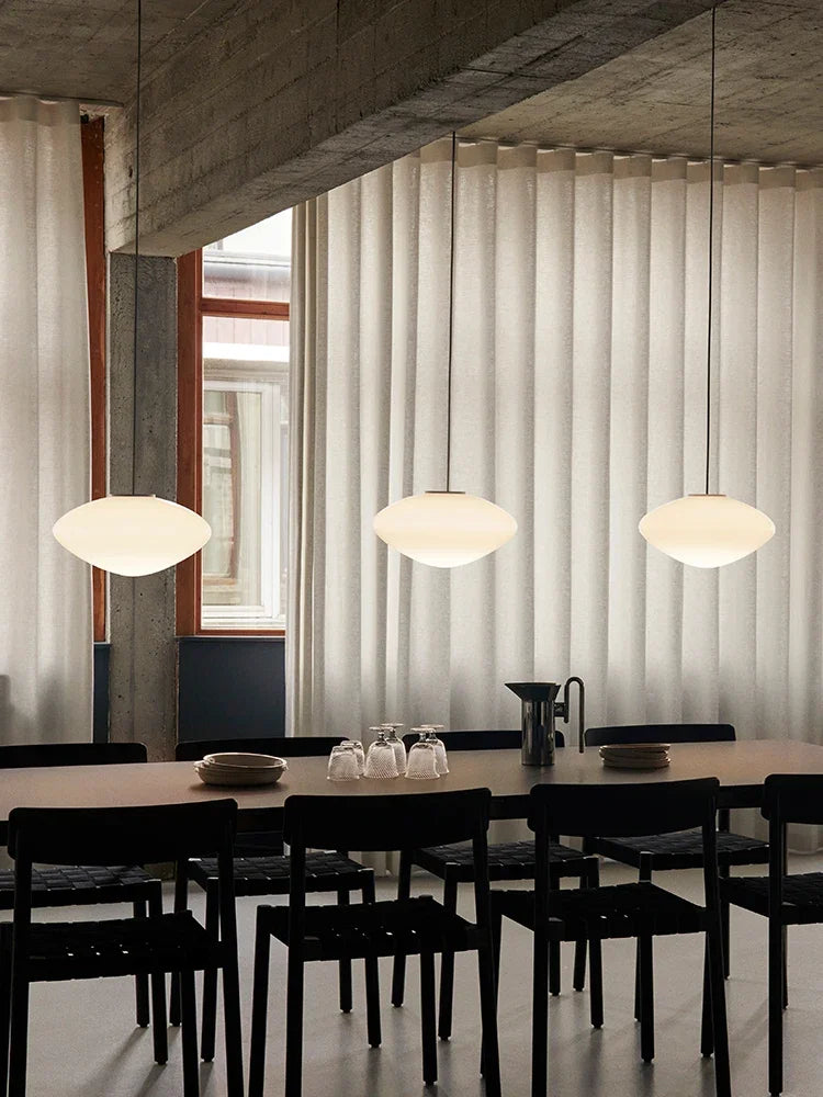 Afralia™ Glass Pendant Ceiling Light Chandelier - Denmark Designer Kitchen Island Hanging Lamp