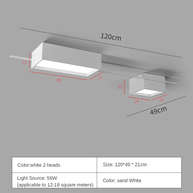 Afralia™ Black Nordic LED Ceiling Lights Chandeliers for Modern Living Room Decoration