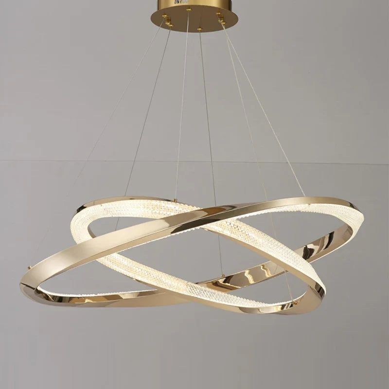 Afralia™ Modern Designer Circular Pendant Lamp for Living, Dining, and Bedroom