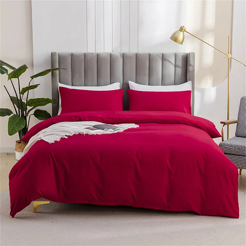 Afralia™ Brushed Duvet Cover Set | Soft Skin-Friendly Bedding | Full Queen King Twin Sizes
