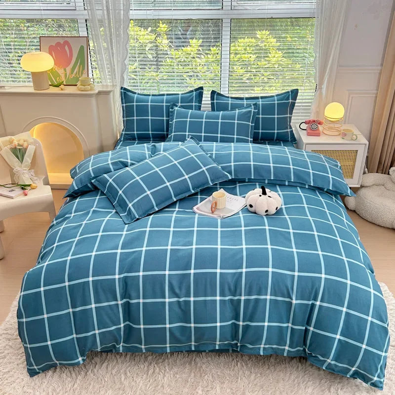 Afralia™ Plant Printed Brushed Single Duvet Cover for Cozy Winter Nights