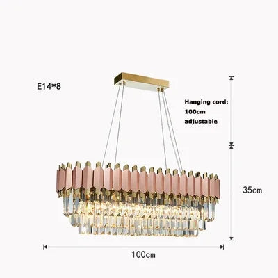 Afralia™ Art Deco Black Golden Crystal Chandelier for Foyer