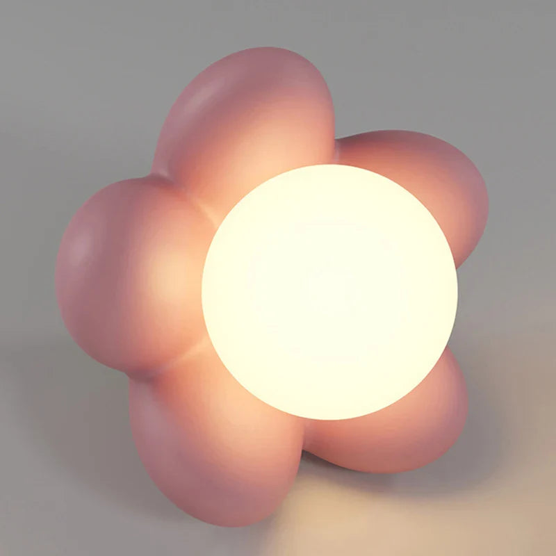 Afralia™ Cream Flower Wall Lamp: Nordic Style Indoor Lighting for Living Room and Bedroom