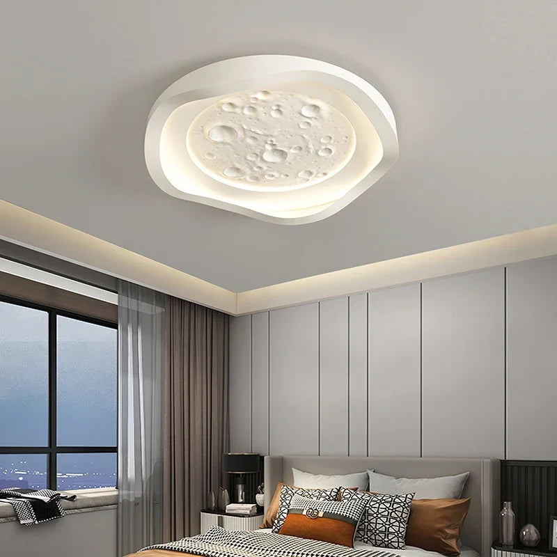 Afralia™ Round LED Ceiling Lamp - Simple Modern Nordic Minimalism for Living Room and Bedroom