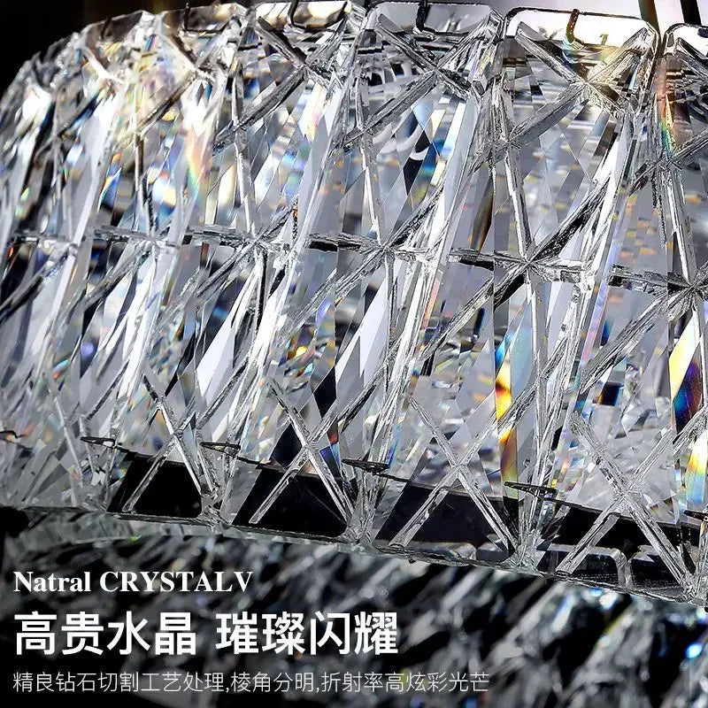 Afralia™ Crystal Ceiling Light: Modern Luxury for Living Room, Bedroom, Kitchen & Dining Room