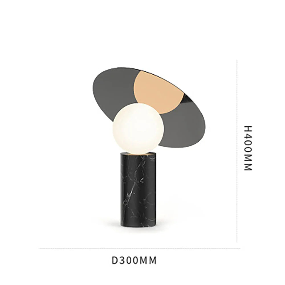 Afralia™ Marble Desk Lamp: Modern Nordic Bedside Table Light