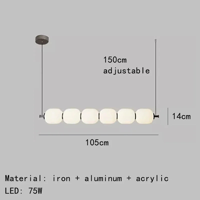 Afralia™ Nordic Simplicity LED Pendant Lights for Home Decor and Kitchen Chandelier