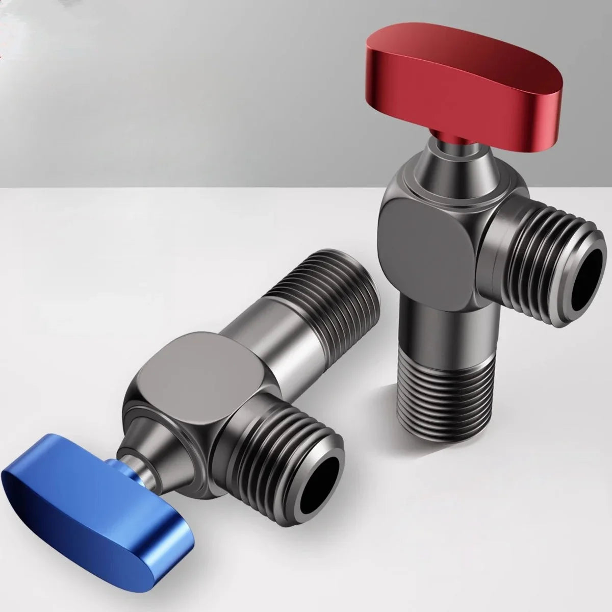 Afralia™ Angle Valve: Wall Mounted Water Volume Toilet Inlet One Out, Cold Hot.