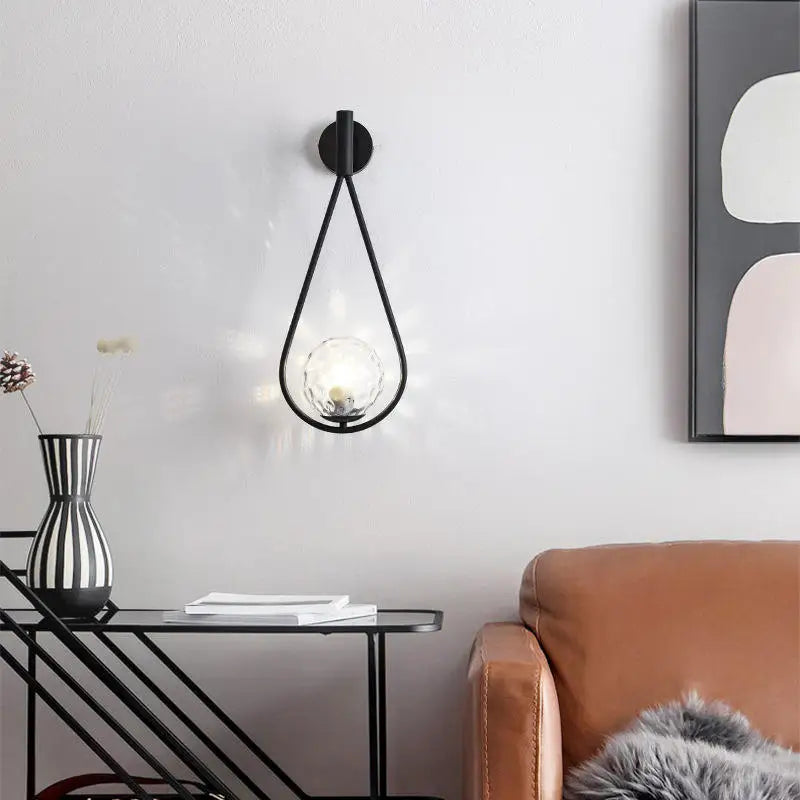 Afralia™ Nordic LED Wall Lamp for Living Room, Bedroom & Restaurant Decoration