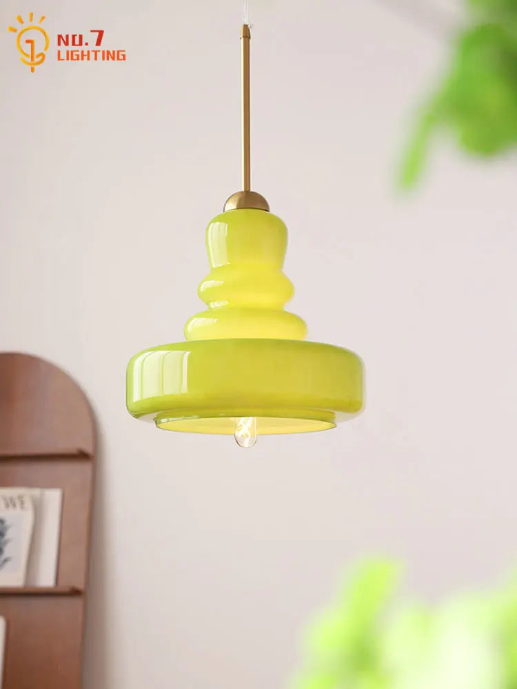 Afralia™ Colorful Gourd Pendant Lights for Restaurant, Kitchen, Bedroom, Bar, Dining Room