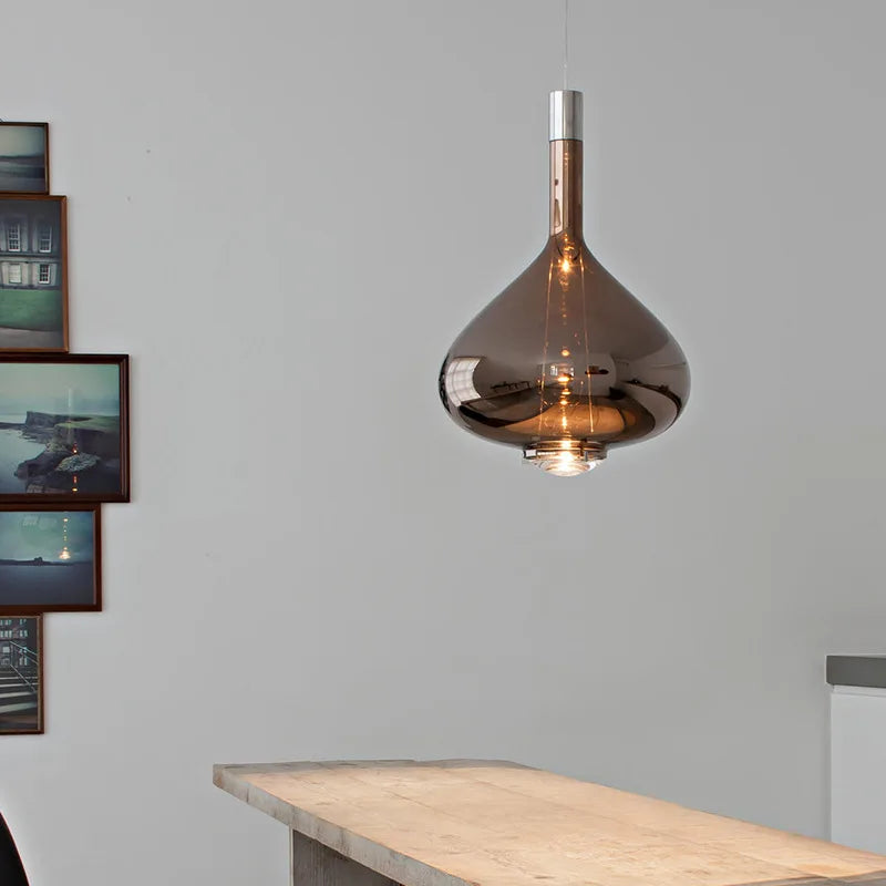 Afralia™ LED Glass Pendant Chandelier Ceiling Lamp - Italy Design