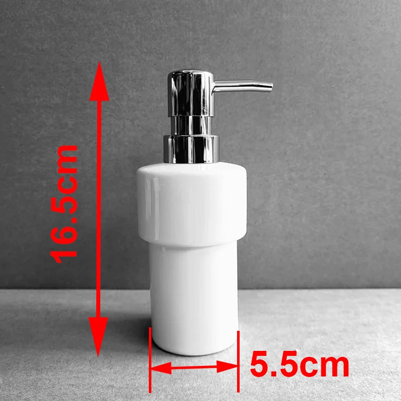 Afralia™ Press Bottles Shampoo Liquid Soap Dispenser Shower Bathroom Accessories