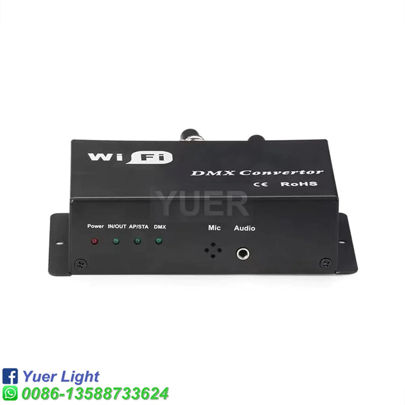 Afralia™ WiFi DMX Controller for DJ Equipment with Android/IOS Control