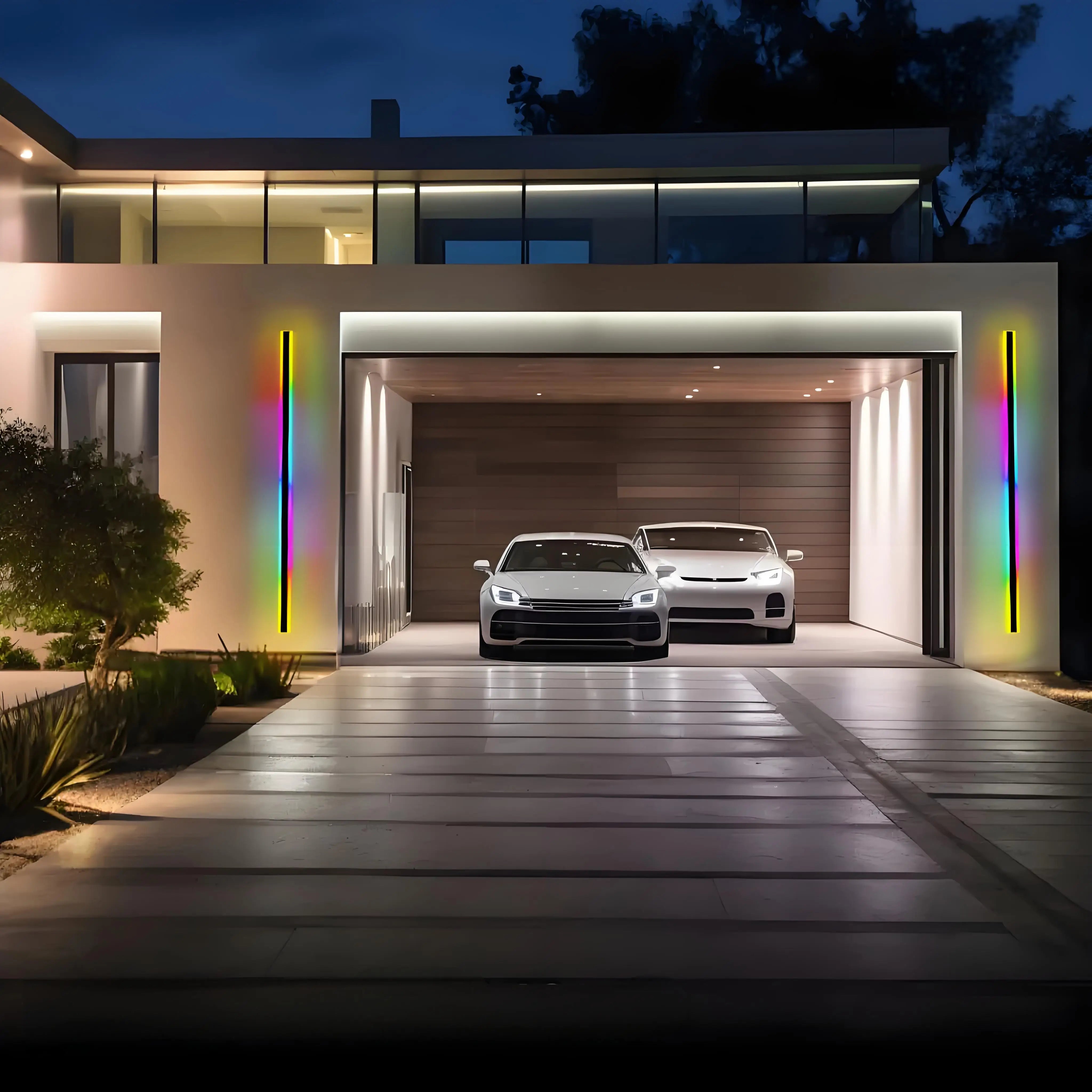 Afralia™ RGB Outdoor Christmas Lights with Remote Control