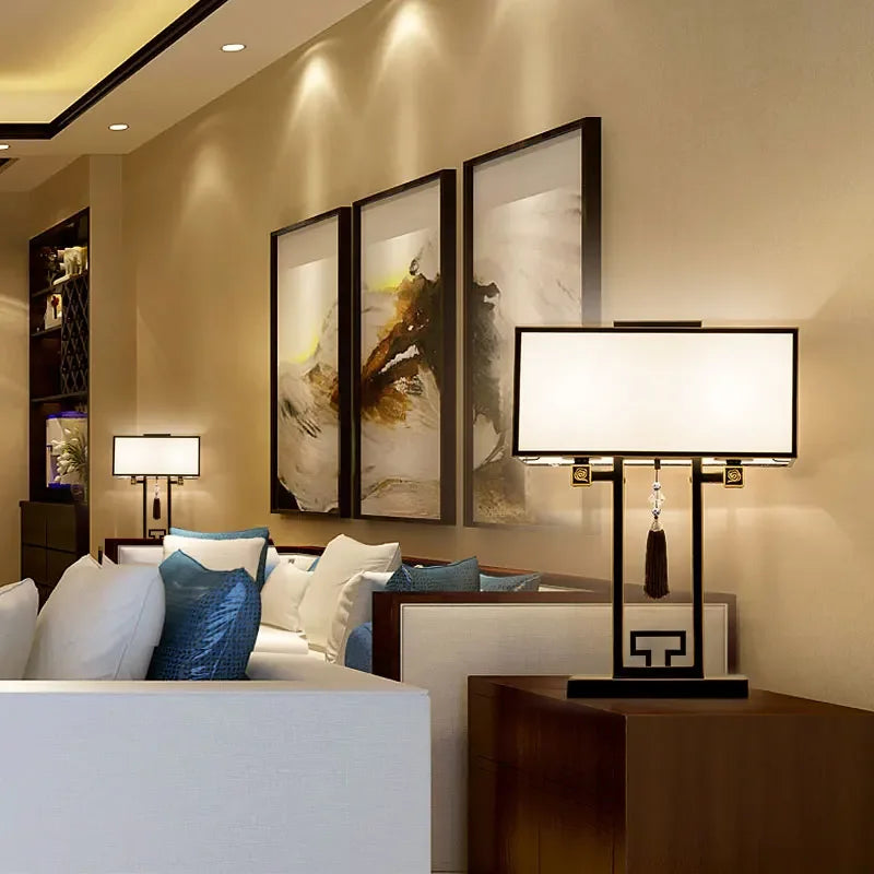 Afralia™ Chinoiserie Style Floor Lamp for Living Room and Bedroom