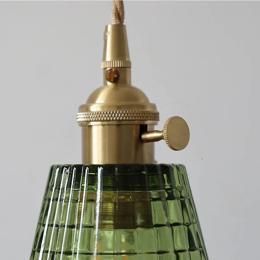 Afralia™ Glass Pendant Light LED Modern Minimalism Hanging Lamp Nordic Kitchen Lighting