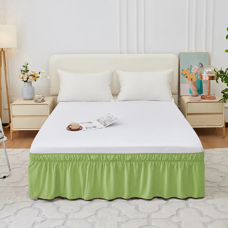 Afralia™ Non Slip Elastic Bed Skirt for Queen King Beds