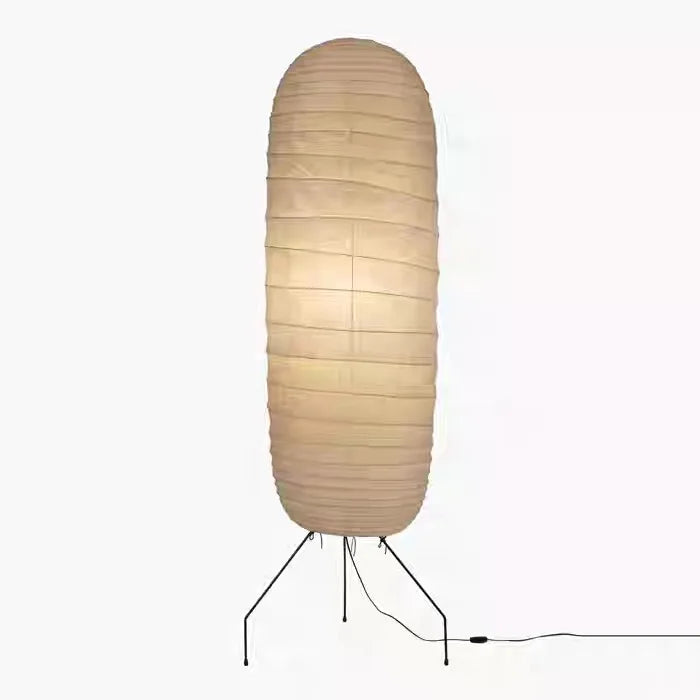Afralia™ Akari Noguchi Floor Lamp LED E27 Rice Paper Standing Art Decor Living Room
