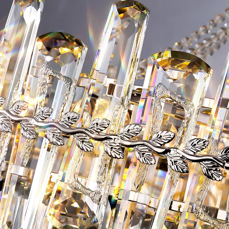 Sparkling LED Chandelier by Afralia™ for Elegant Home Lighting