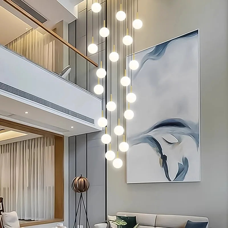 Afralia™ LED Ceiling Lamp Chandelier: Modern Decorative Lighting for Bedroom and Dining Room